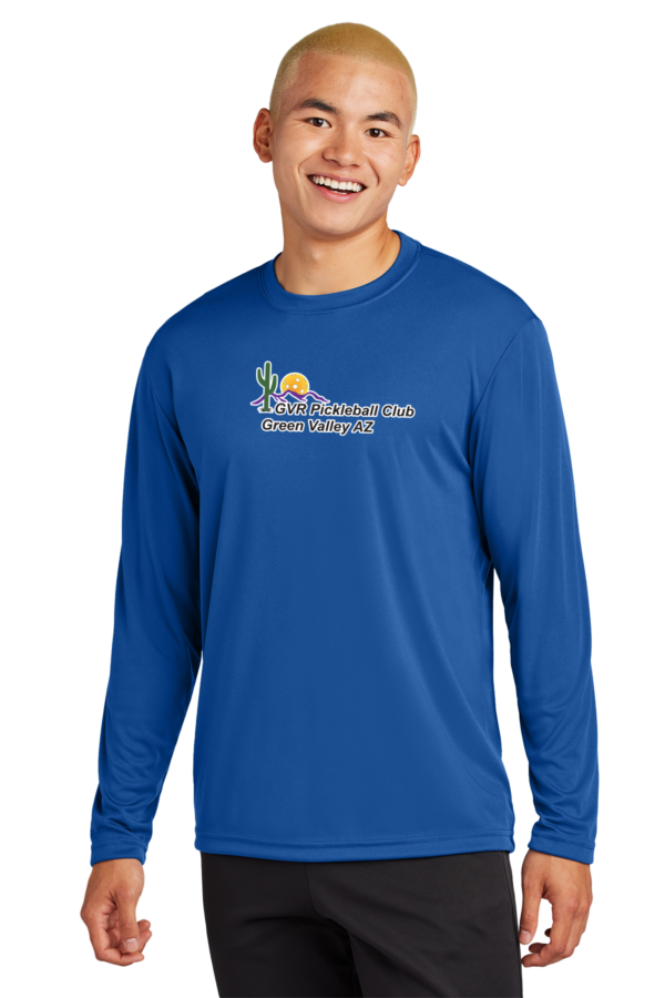 Mens SportTek Long Sleeve GVR Center Front