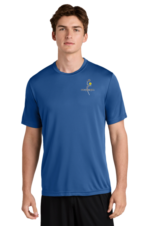 Mens SportTek Short Sleeve Pickleball Swish