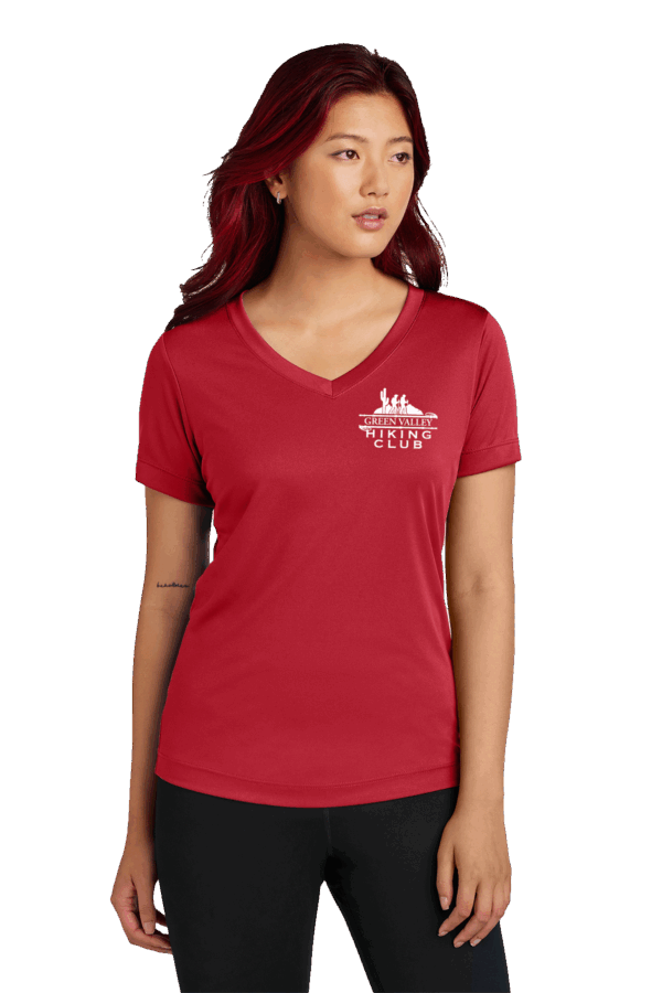 Ladies SportTek Short Sleeve V Neck GVHC